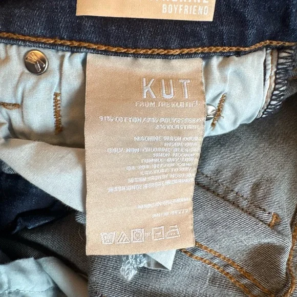 Kut from the Kloth Dark Indigo Boyfriend Jeans - Picture 10 of 13